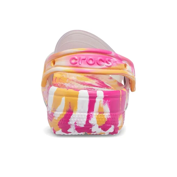Crocs Classic Translucent Marbled Clogs 'Transparent Pink'-5