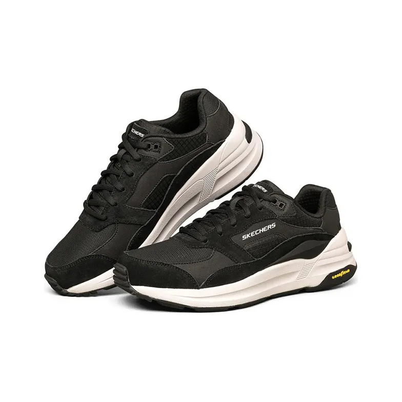Skechers Global Jogger Low Top Sneakers Black/White-2