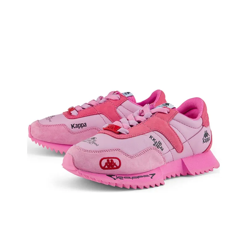 Kappa Anti Slip Wear Resistant Low Top Casual Shoes Women's Electric Pink-2