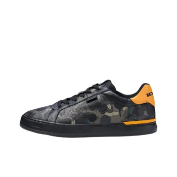 COACH Low Top Stylish Skateboarding Shoes Men's Black Gray
