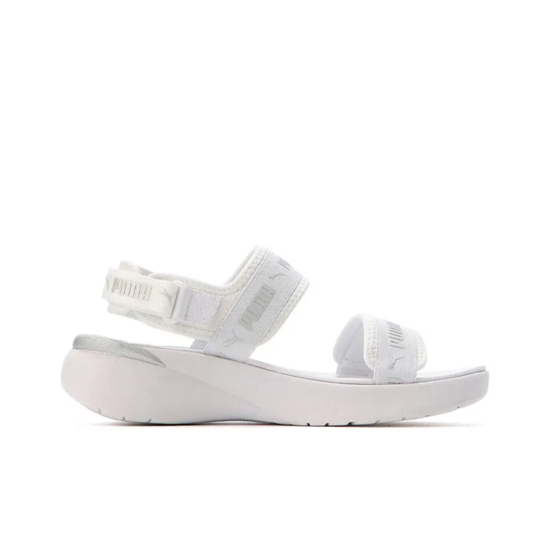 PUMA Sportie Sandal 'White Metallic Silver' Women's-1