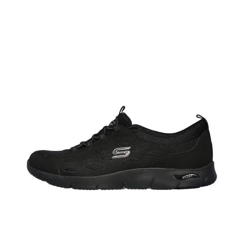 Skechers ARCH FIT REFINE Running Shoes Women's Low-Top All Black