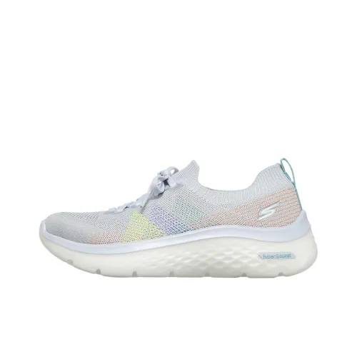Skechers GO WALK Hyper Burst Slip-Resistant Low-Top Running Chain Women's Gray