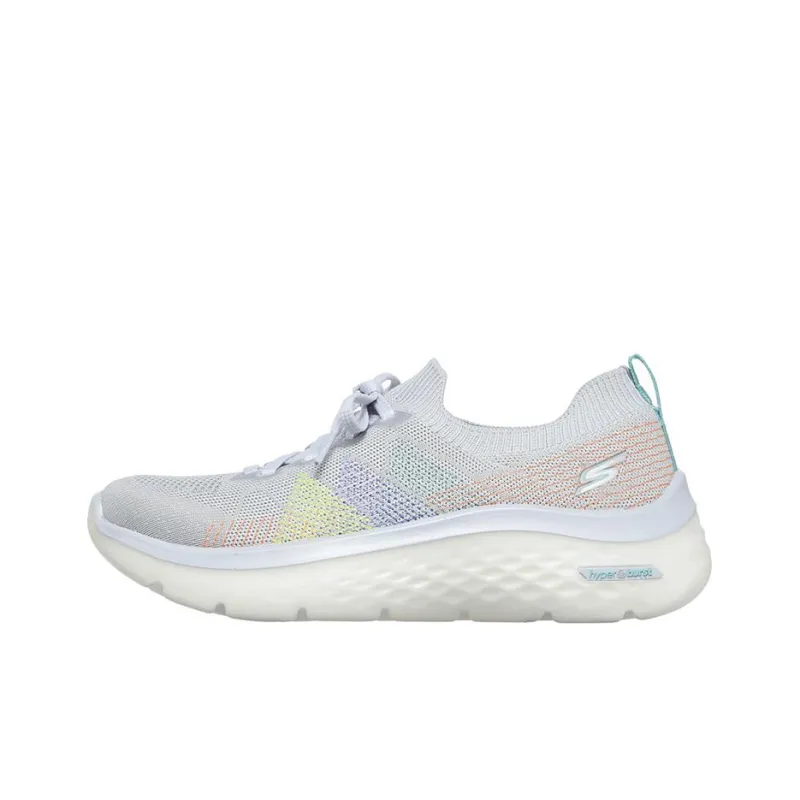 Skechers GO WALK Hyper Burst Slip-Resistant Low-Top Running Shoes Women's Gray-0