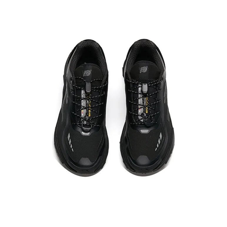 Anta Non-slip Wear-resistant Shock Absorption Low-Top Running Shoes Men's Black-3