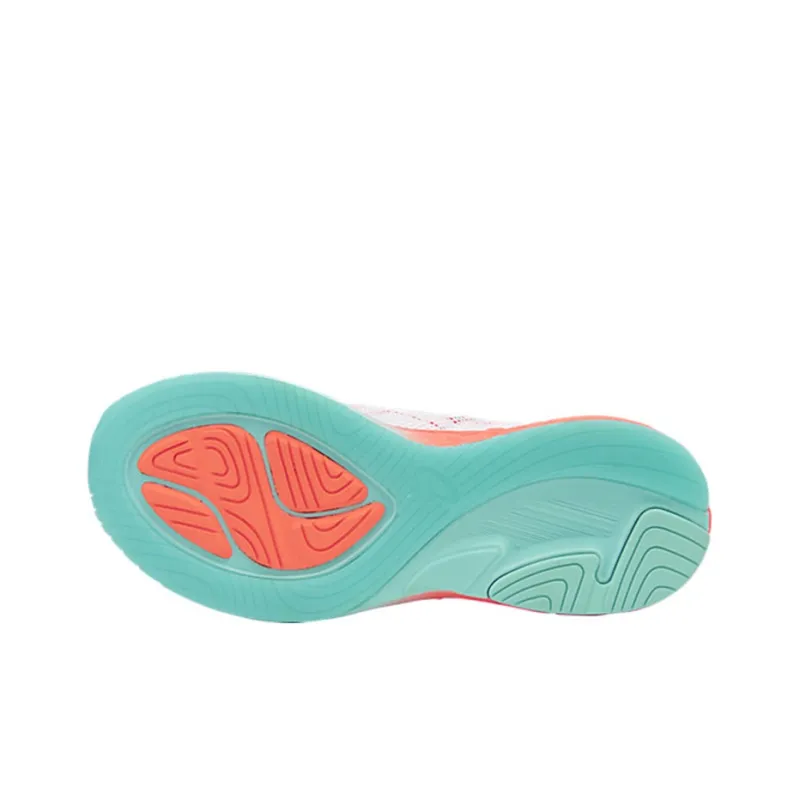Asics Noosa FF Slip-Resistant Breathable Low-Top Running Shoes Women's Coral Pink White-3