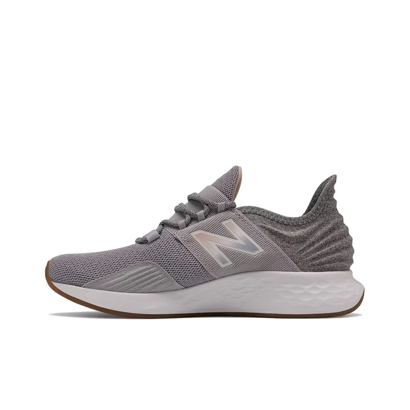 New Balance Fresh Foam Roav Tee Shirt Whisper Grey Women's-0
