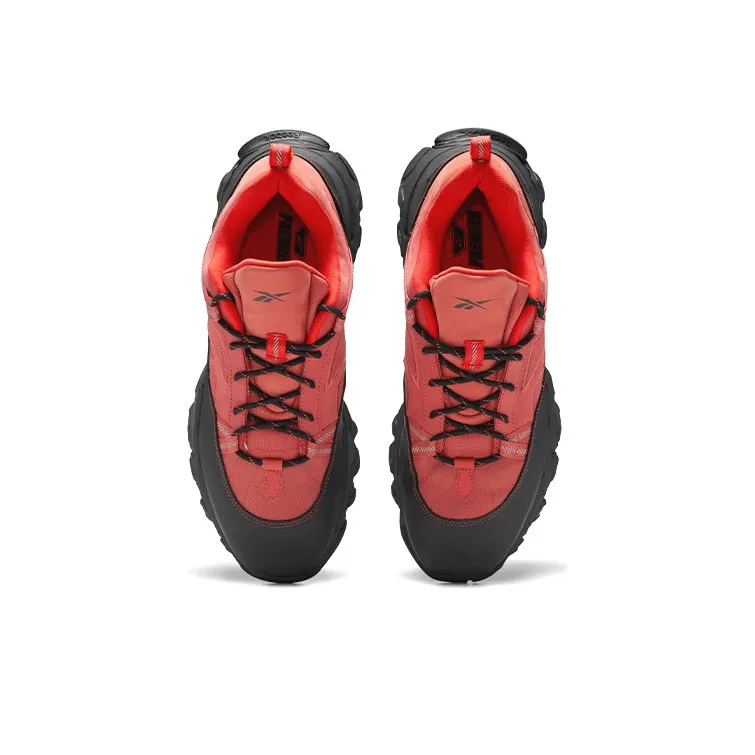 Reebok Dmx Trail Anti-Slip And Wear-Resistant Support Balance Low-Top Running Shoes Men's Red Black-4
