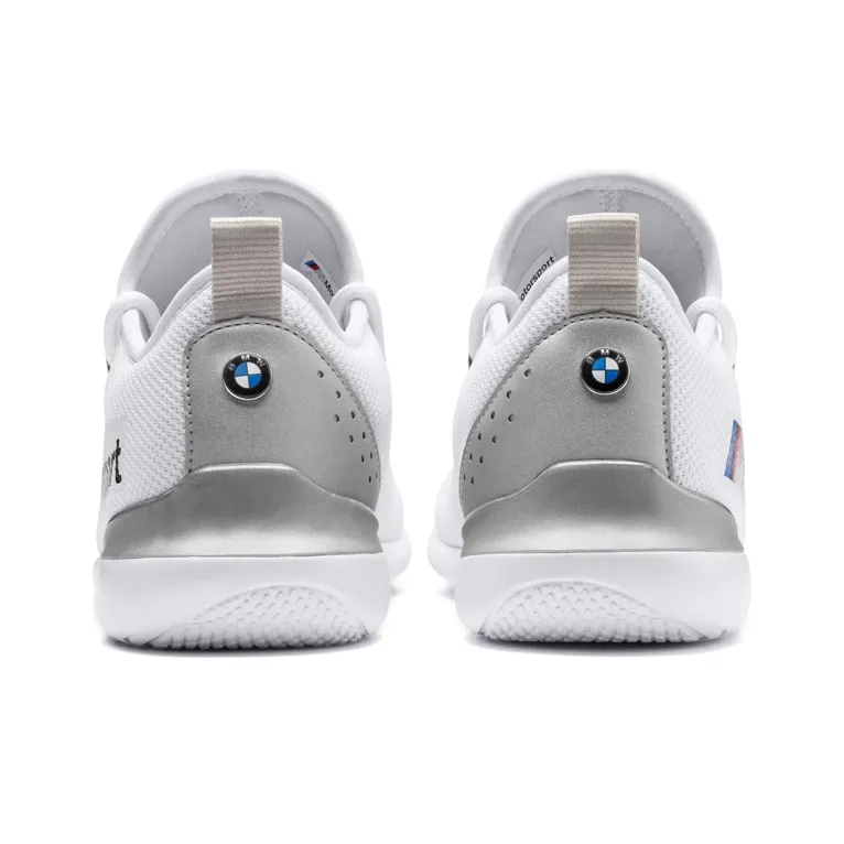 PUMA Bmw Motorsport Evo Cat Racer Low-Top Running Shoes Men's White-3