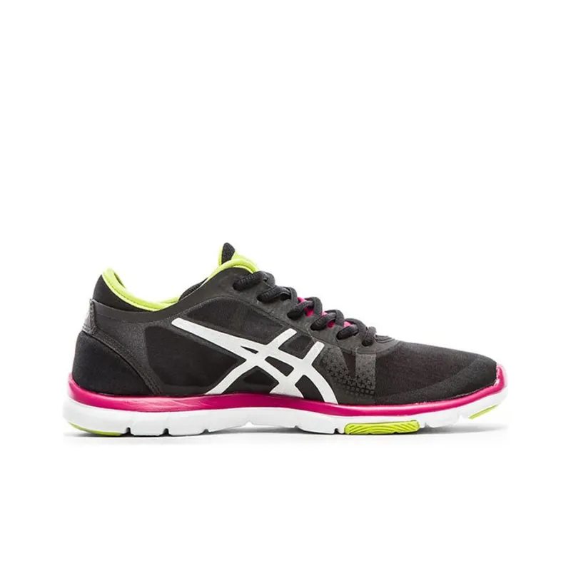 Asics Gel Fit Running Shoes Women's Low Top Black/White-1