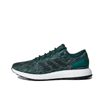 Adidas Pure Boost Breathable Lightweight And Wear-Resistant Low-Top Running Shoes Men's Green