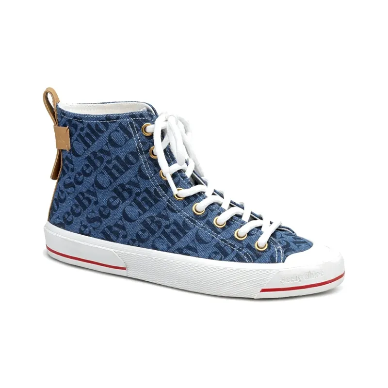 See By Chloé Logo-print High-top Trainers-2