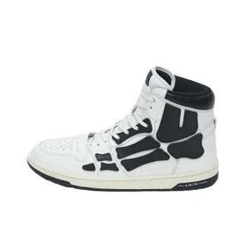 AMIRI Skel Top High 'White Black'