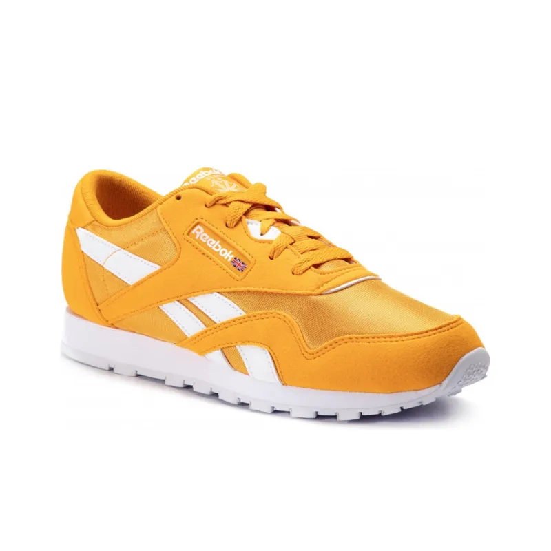 Reebok Classic Nylon Casual Shoes Women's Low-Top Yellow-2