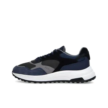 HOGAN Hyperlight Cushioning Anti-Slip And Wear-Resistant Low-Top Casual Shoes Men's Blue