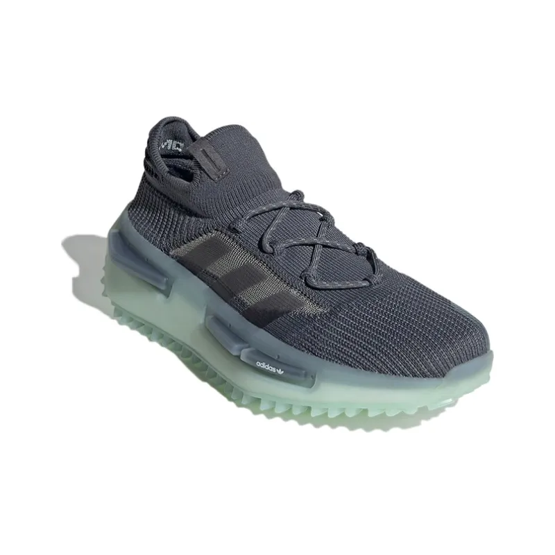 Adidas Originals Nmd S1 Grey Green Glow-2