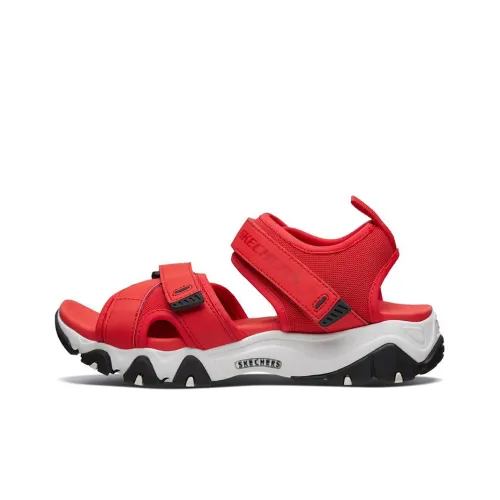 Skechers D'LITES 2.0 Beach Sandals Women's Red