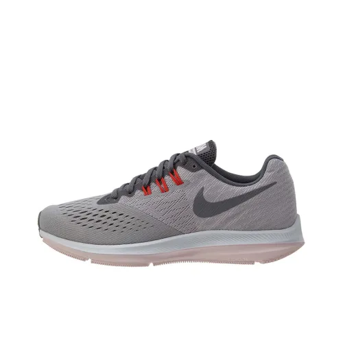 Nike Zoom Winflo 4 Running Shoes Women's Low-Top Gray/Orange