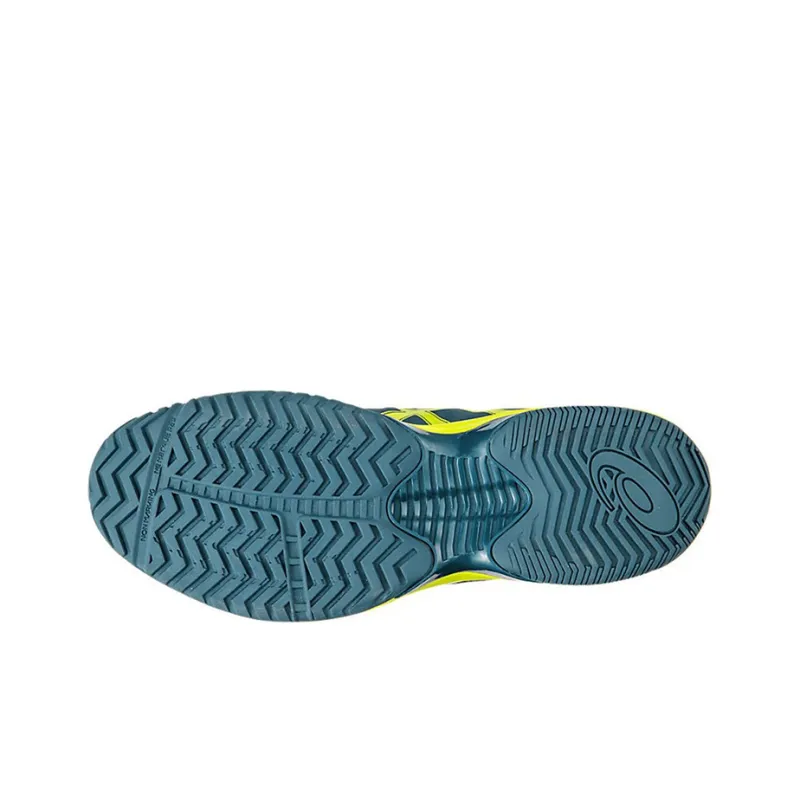 Asics Gel-Court Speed Running Shoes Men Low-Top Blue/Yellow-4