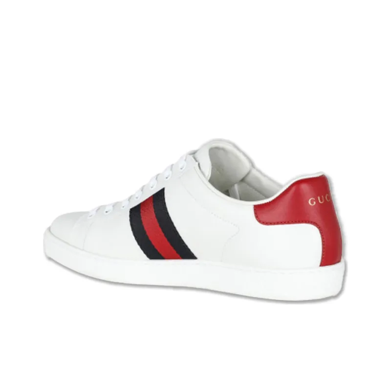 GUCCI ACE Stylish Skateboarding Shoes Women's White-3