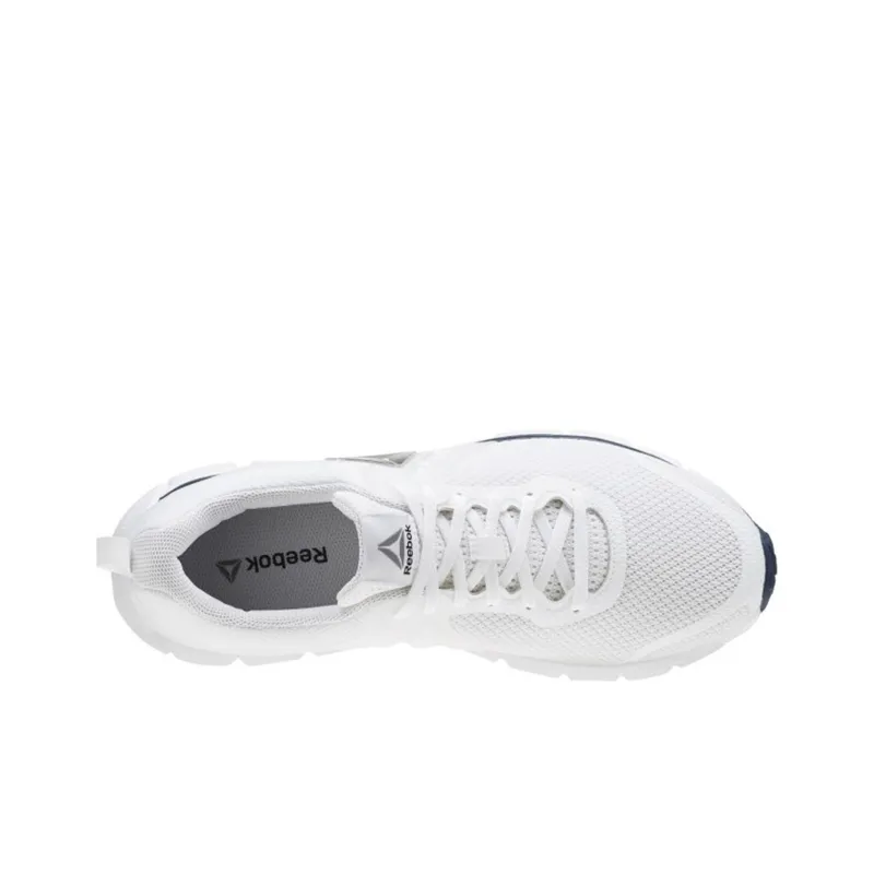 Reebok Hexaffect Run 5.0 Breathable Low-Top Running Shoes Men's White-3