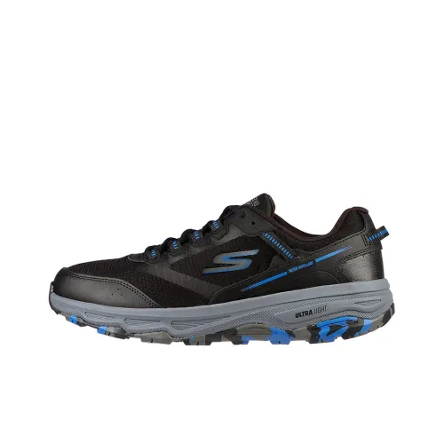 Skechers Go Run Trail Running Shoes Men Low-Top Black/Blue