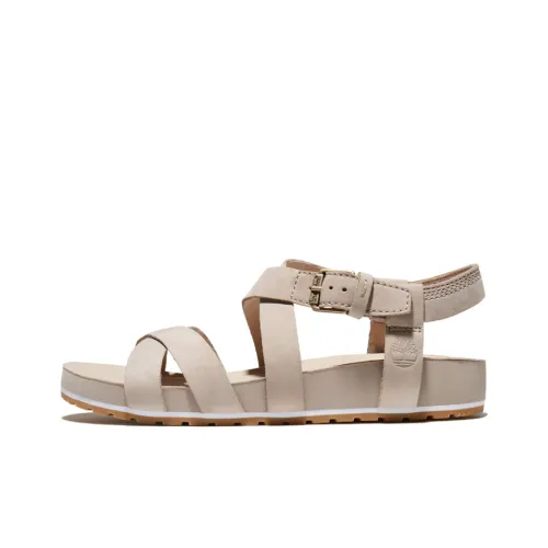 Timberland Malibu Waves Beach Sandals Women's Light Beige