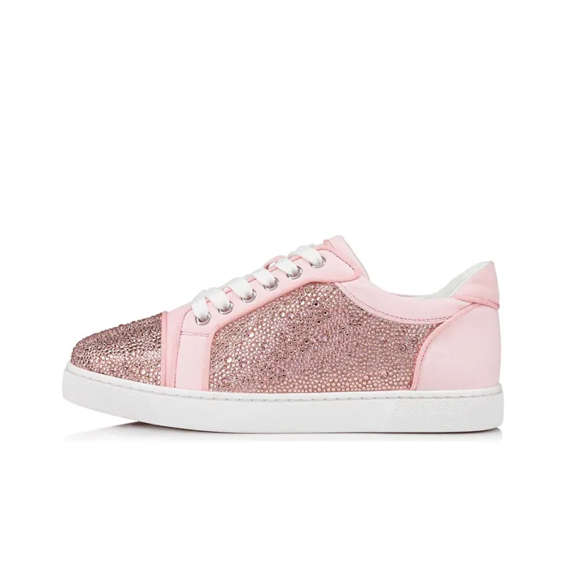 Christian Louboutin Skateboard Shoes Women's Low-Top Pink-0