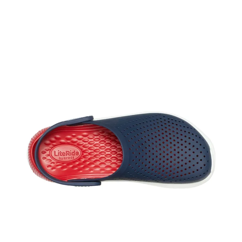 Crocs LiteRide Shoe Beach Sandals Unisex Blue Red-2