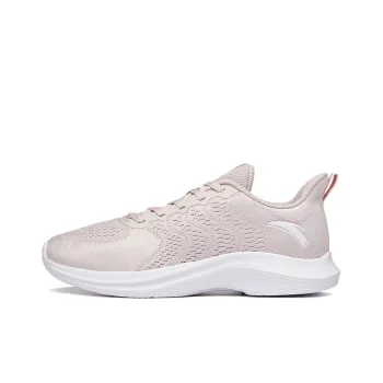 Anta Running Collection Breathable Lightweight And Wear Resistant Low Top Running Shoes Women's Lotus Gray Sports