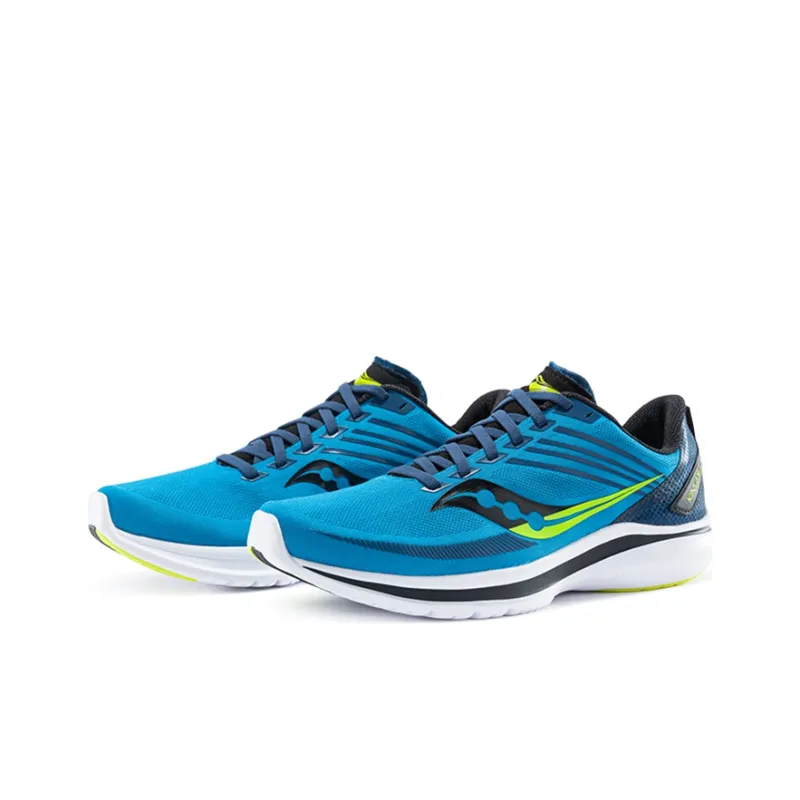 Saucony Kinvara 12 Elite Bloom 12 Low Top Running Shoes Men's Cobalt Blue Wide Women's-2