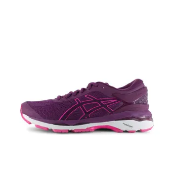 Asics Gel-Kayano 24 Breathable And Wear-resistant Low-Top Running Shoes Women's Purple D-Width
