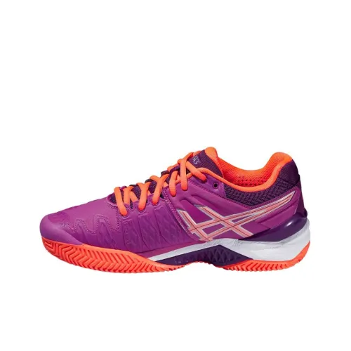 Asics Gel-Resolution 6 Running Shoes Women's Low-Top Purple/Orange