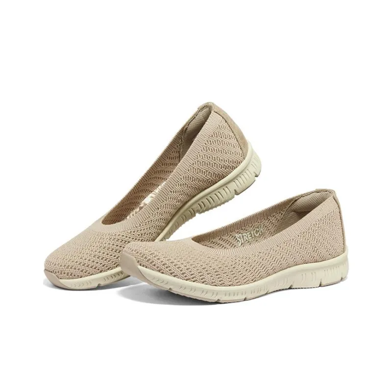 Skechers Be Cool Anti Slip Wear Resistant Low Top Casual Shoes Women's Taupe-2