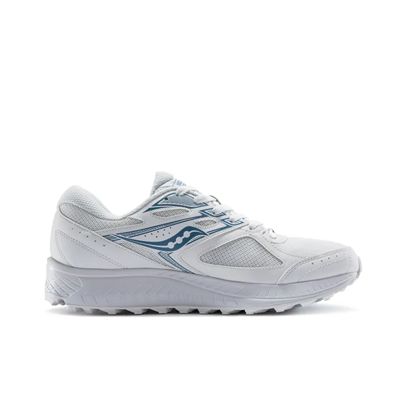 Saucony Cohesion 13 Cushioning, Slip Resistant, Abrasion Resistant, Breathable Low Top Trail Running Shoes Men's Gray-1