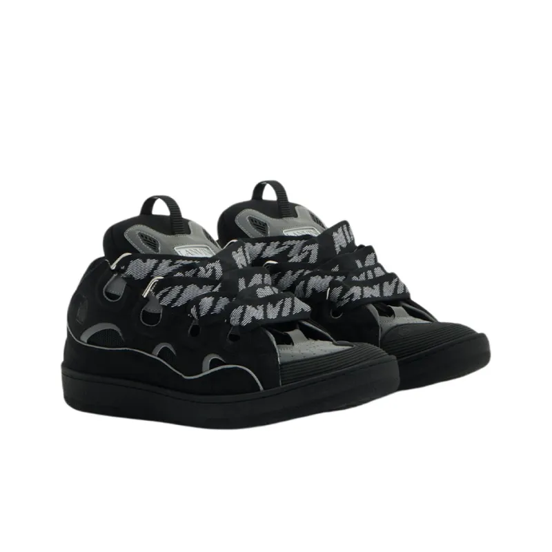 Lanvin Curb Sneaker Black Grey-2