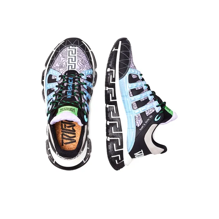 VERSACE Trigreca Milan Black Blue Purple 42.5 - Cheap Rcj Jordan 