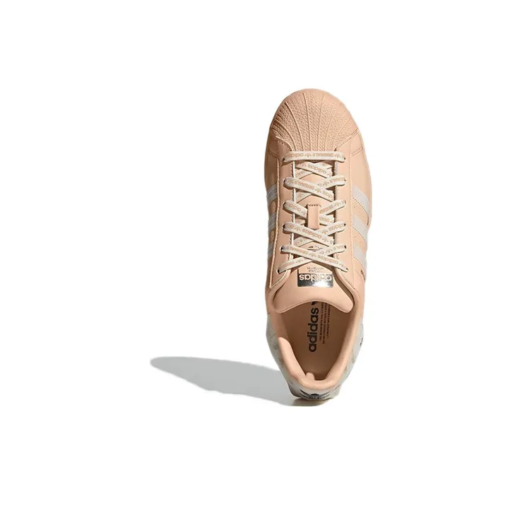 Adidas Originals Superstar Shoes 'Halo Blush Cloud White' Women's-4