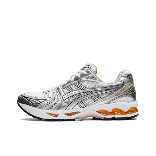 Asics Gel-Kayano 14 White Pure Sliver Orange