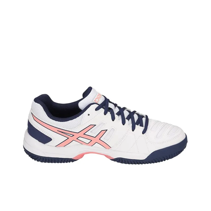 Asics Gel-Padel Pro 3 SG Wear-Resistant Slip-Resistant Low-Top Running Shoes Women's White Blue-1
