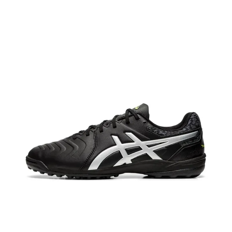 Asics Ds Light Club DS Light TF SL Abrasion Resistant Slip Resistant Low Top Running Shoes Unisex Black White-0
