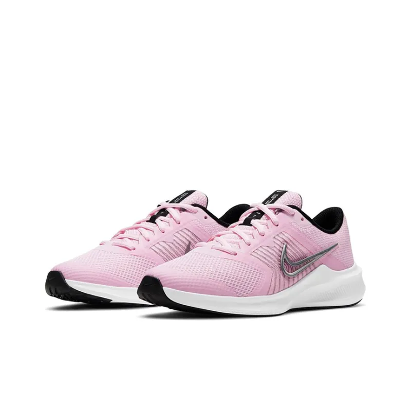Nike Downshifter 11 Low-Top Pink/White GS-2