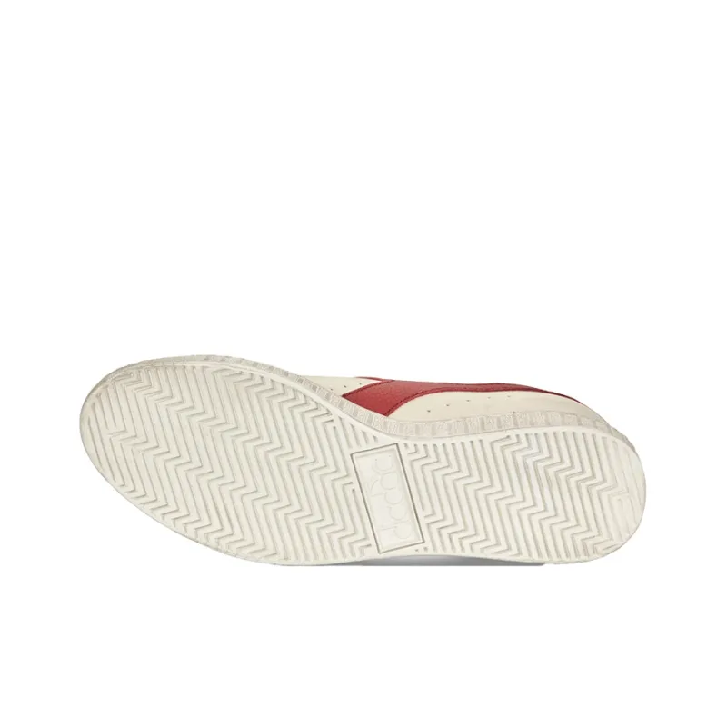 diadora Game L Low Waxed White/Chilli Peppers/White-3