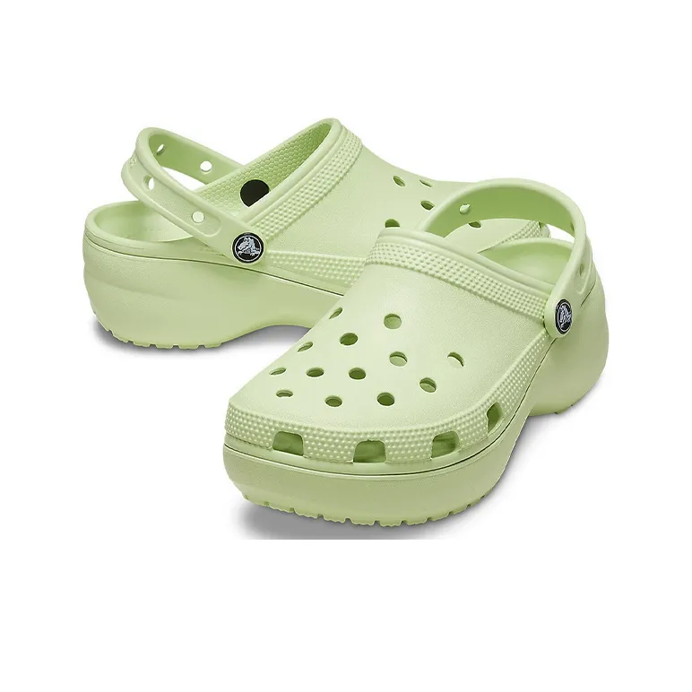Crocs Classic Platform Clog Celery Women's-5