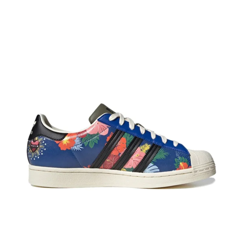Adidas Originals Superstar Shoes 'Red Black Blue'-1