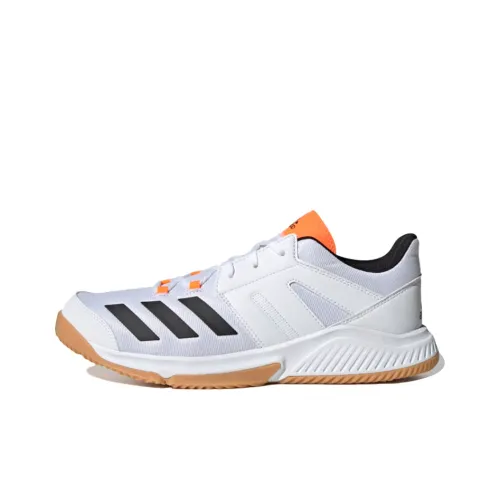 Adidas Essence Slip-Resistant Breathable Supportive Lightweight Low-Top Running Shoes Men's White Black Orange