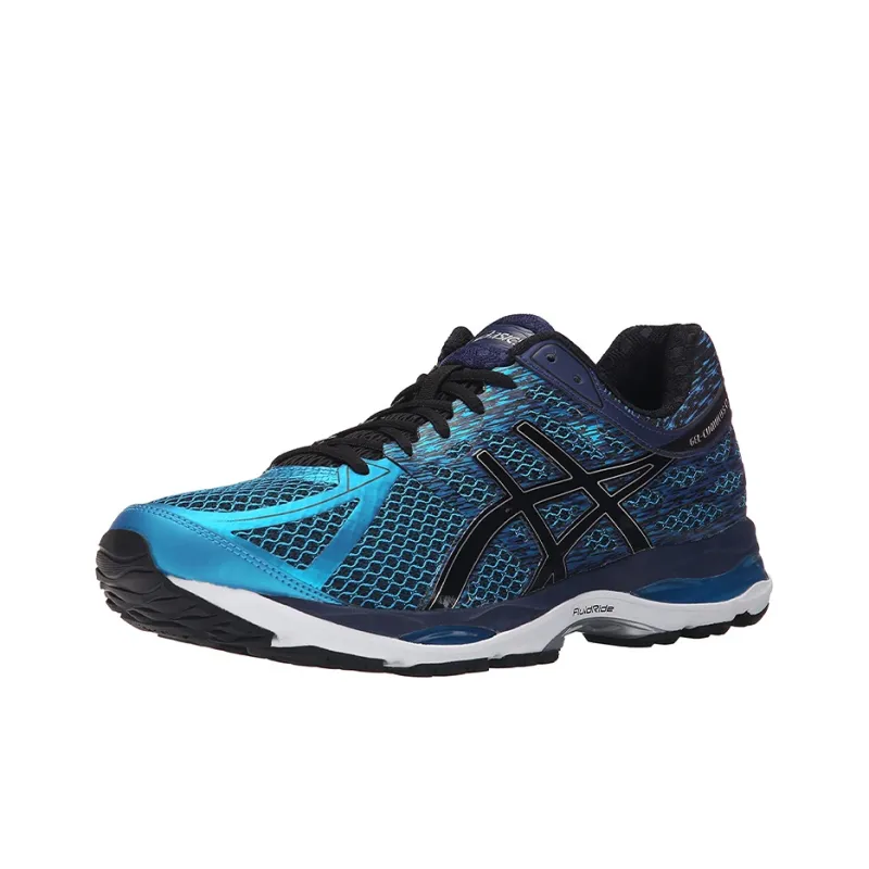 Asics Gel-Cumulus 17 Breathable Low-Top Running Shoes Men's Blue Black-2