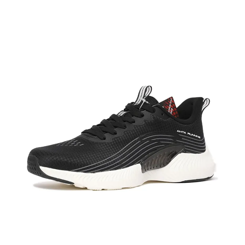 Anta Low-Top Running Shoes Men's Black Steel Gray-1