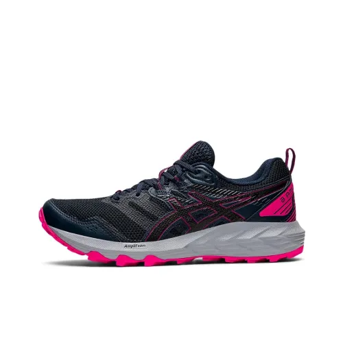 Asics Gel-Sonoma 6 Running Shoes Women's Low-Top Midnight Blue/Rose Pink