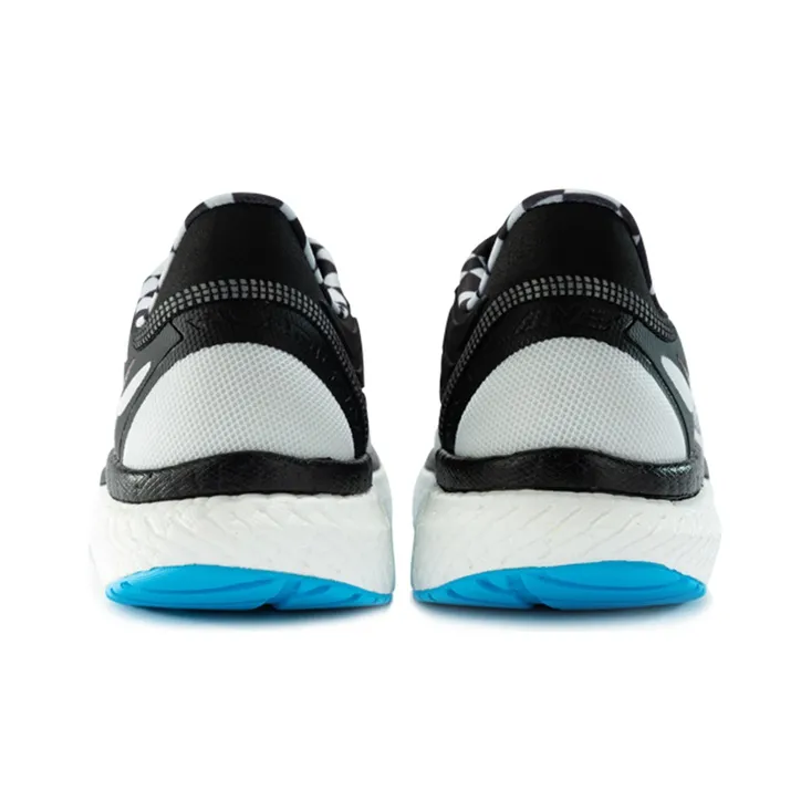 Saucony Hurricane Cushioning Anti-Slip And Wear-Resistant Support Low-Top Running Shoes Men's White Black-3